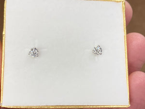 Lab Grown Diamond Stud Earrings 0.65 Carats