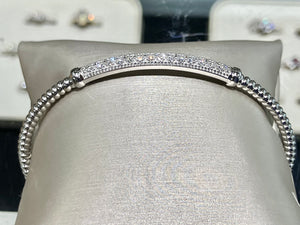 Diamond Cuff Bracelet White Gold