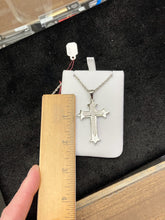 Load image into Gallery viewer, Stainless Steel Cross And Rope Chain