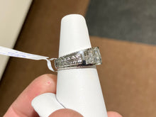 Load image into Gallery viewer, Invisible Set Natural Diamond 18K White Gold Ring