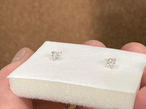 Lab Grown 1.06 Carat Diamond Stud Earrings