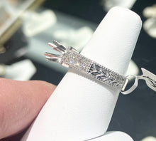 Charger l&#39;image dans la galerie, White Gold Natural Diamond Ring Mounting