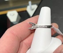 Charger l&#39;image dans la galerie, White Gold Natural Diamond Ring Mounting