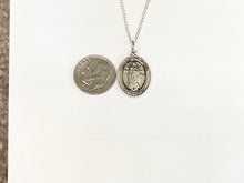 Charger l&#39;image dans la galerie, Our Lady Of Tears Silver Pendant And Chain