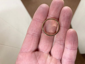 Gold Wedding Band 5 Millimeters Wide