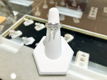 Charger l&#39;image dans la galerie, White Gold Princess Cut Natural Diamond Ring Mounting