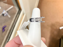 Load image into Gallery viewer, White Gold Princess Cut Natural Diamond Ring Mounting