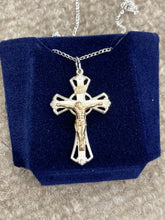Load image into Gallery viewer, Gold Filled And Silver Crucifix And Chain