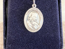 Load image into Gallery viewer, Saint Philomena Silver Pendant With Chain Religious