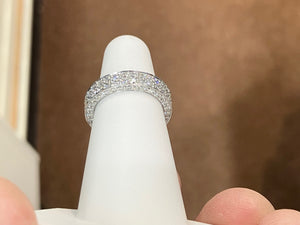 White Gold Natural Diamond Ring 1.80 Carats