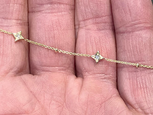 Diamond Star Gold Bracelet