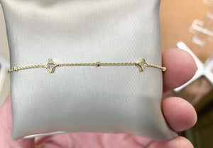 Diamond Star Gold Bracelet