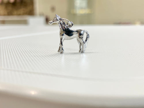 Silver Horse Charm