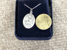 Load image into Gallery viewer, Saint John Licci Silver Pendant And Chain