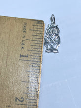 Load image into Gallery viewer, Owl Silver Charm