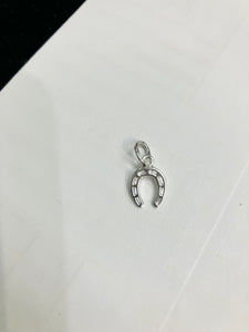 Silver Horseshoe Charm