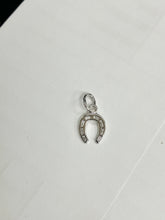 Load image into Gallery viewer, Silver Horseshoe Charm