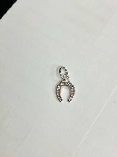 Silver Horseshoe Charm