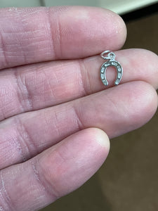 Silver Horseshoe Charm