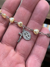 Load image into Gallery viewer, Synthetic Pearl Rosary Bracelet