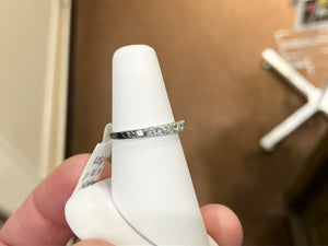 Half Carat Natural Diamond White Gold Ring