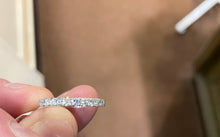 Load image into Gallery viewer, Half Carat Natural Diamond White Gold Ring