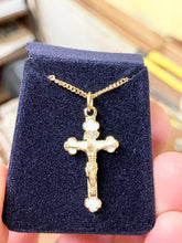 Load image into Gallery viewer, Gold Plated Crucifix And Chain