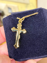 Load image into Gallery viewer, Gold Plated Crucifix And Chain