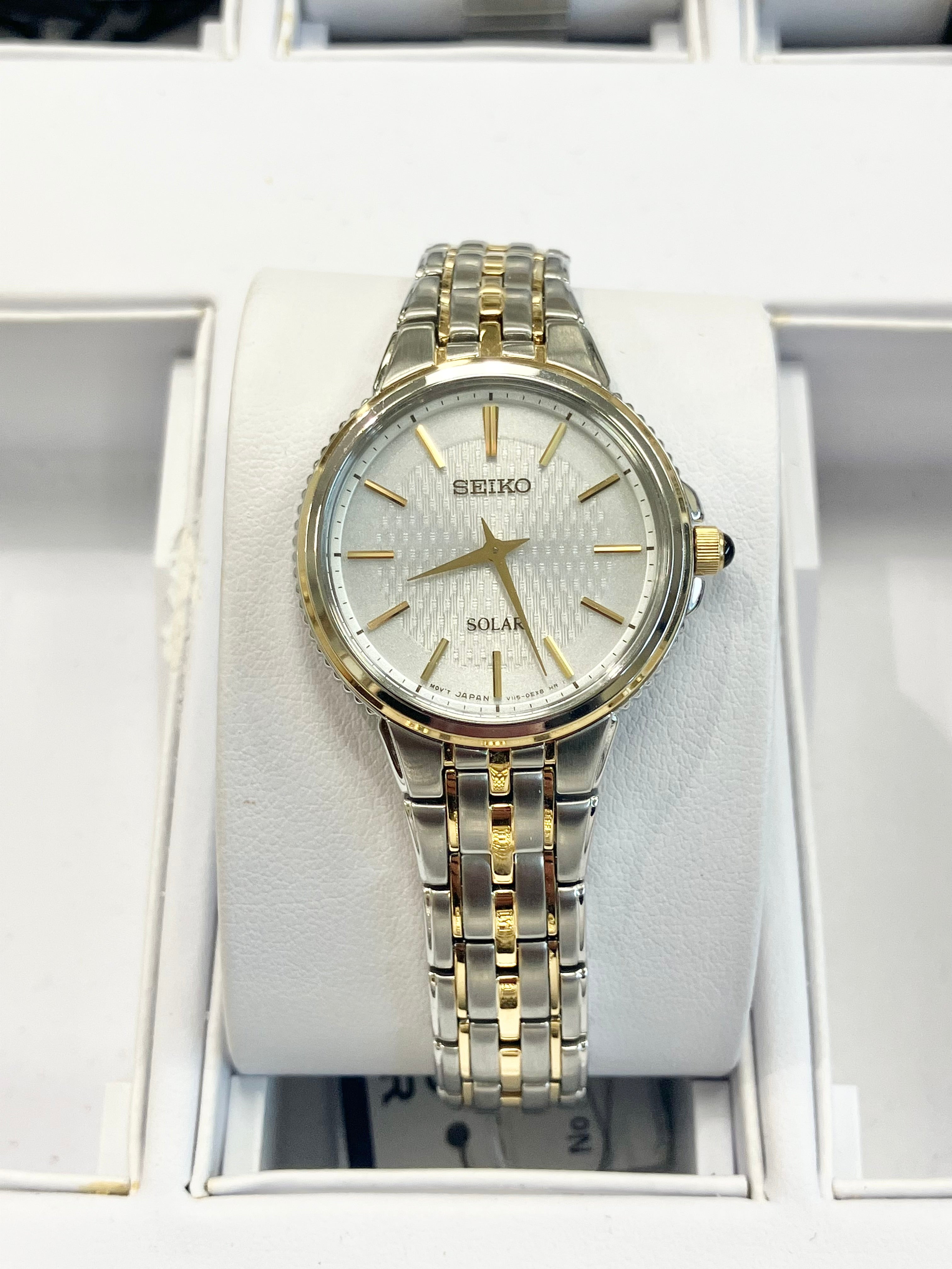 Seiko Women's Solar Watch SUP394 – DeGrandpre Jewelers