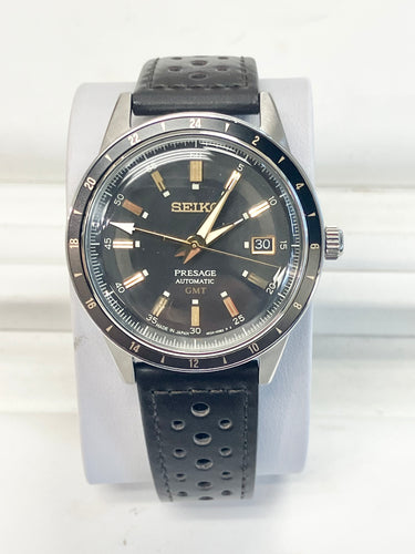 Seiko Presage Automatic Watch With Leather Strap