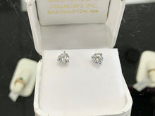 Charger l&#39;image dans la galerie, Lab Created Diamond Stud Earrings 1.41 Carats