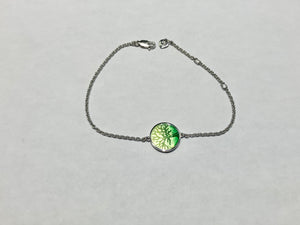 Silver Tree Of Life Adjustable Bracelet