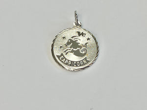 Capricorn Silver Charm