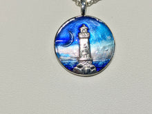 Load image into Gallery viewer, Lighthouse Sterling Silver Adjustable Necklace