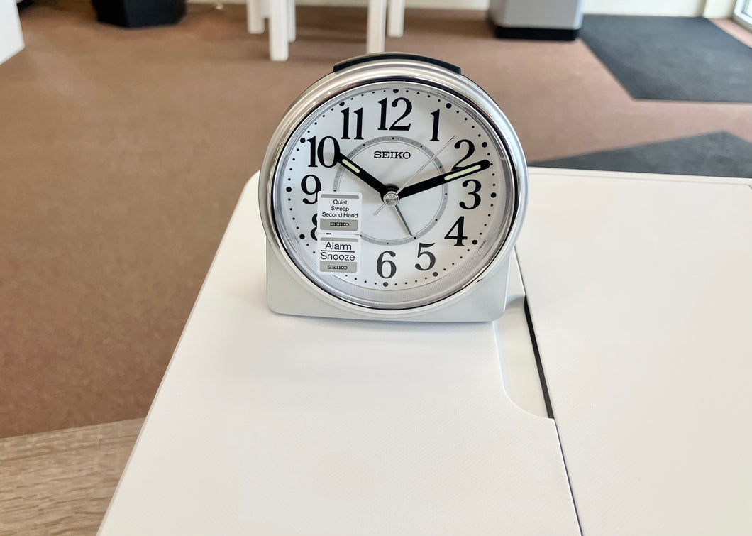 Grey Seiko Travel Alarm Clock