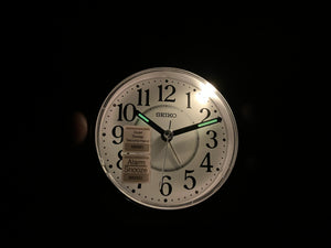 Grey Seiko Travel Alarm Clock