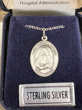 Charger l&#39;image dans la galerie, Saint Frances Cabrini Silver Pendant With Chain