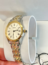 Laden Sie das Bild in den Galerie-Viewer, Seiko Women&#39;s Two Tone Water Resistant Watch