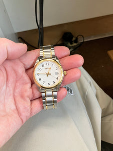 Seiko Two Tone Stainless Steel Watch With Date