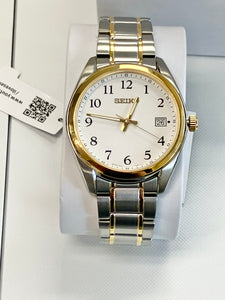 Seiko Two Tone Stainless Steel Watch With Date