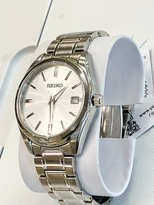 Seiko Stainless Steel Watch With Date Calendar