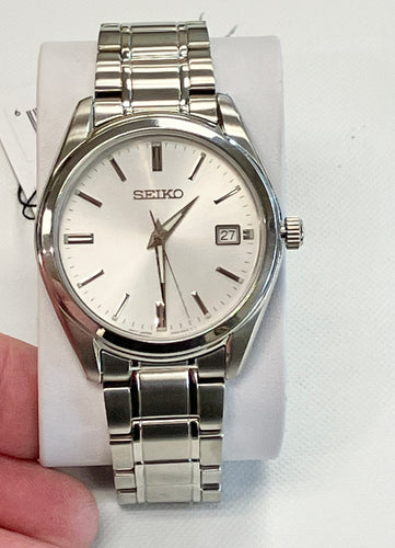 Seiko Stainless Steel Watch With Date Calendar