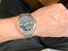 Load image into Gallery viewer, Seiko Stainless Steel Watch With Blue Dial