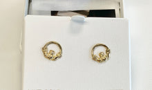 Load image into Gallery viewer, Gold Claddagh Earrings