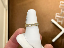 Cargar imagen en el visor de la galería, Half Carat Natural Diamond Gold Wedding Ring