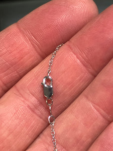 Silver Shimmer Diamond Pendant