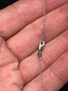 Silver Shimmer Diamond Pendant