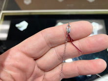 Load image into Gallery viewer, Silver Shimmer Diamond Pendant