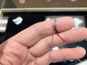 Silver Shimmer Diamond Pendant