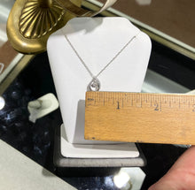 Load image into Gallery viewer, Silver Shimmer Diamond Pendant